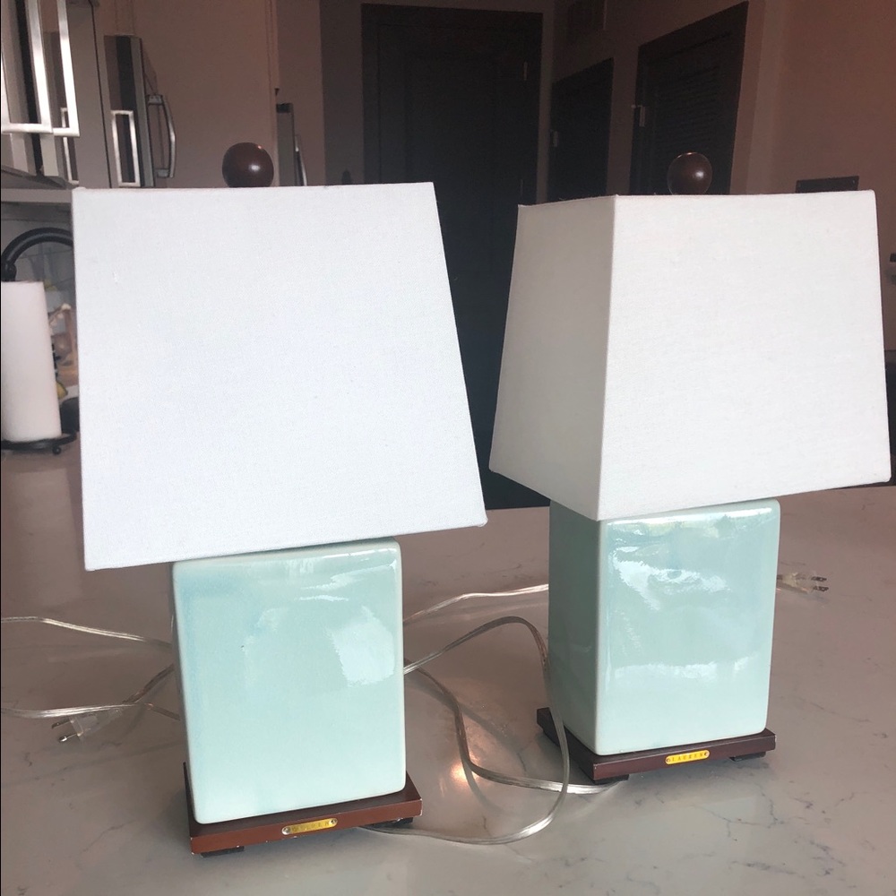 Ralph Lauren Table Lamps Light Green Smooth Finish